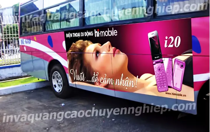 Thiết Kế Quảng Cáo Trên Xe Ô Tô