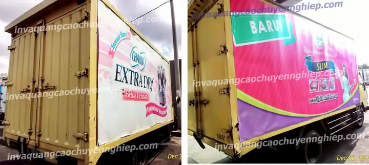 Thiết Kế Quảng Cáo Trên Xe Ô Tô