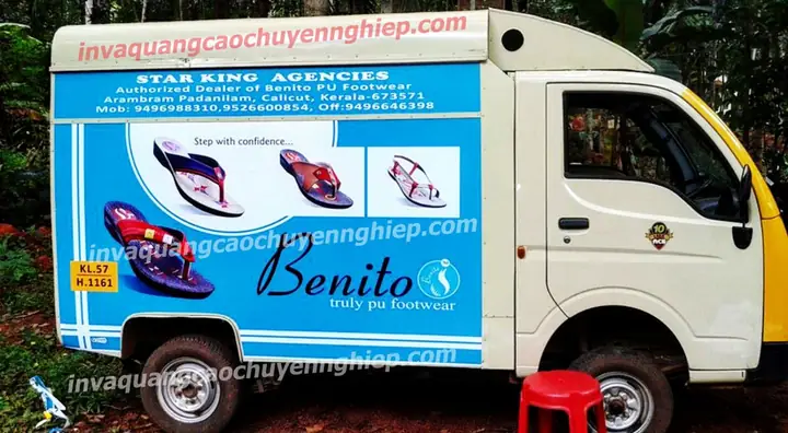 Thiết Kế Quảng Cáo Trên Xe Ô Tô