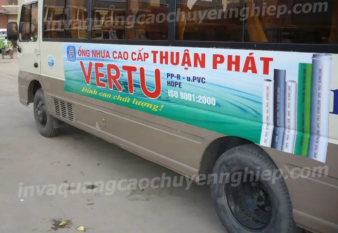 Thiết Kế Quảng Cáo Trên Xe Ô Tô