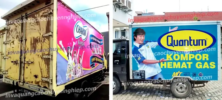 Thiết Kế Quảng Cáo Trên Xe Ô Tô