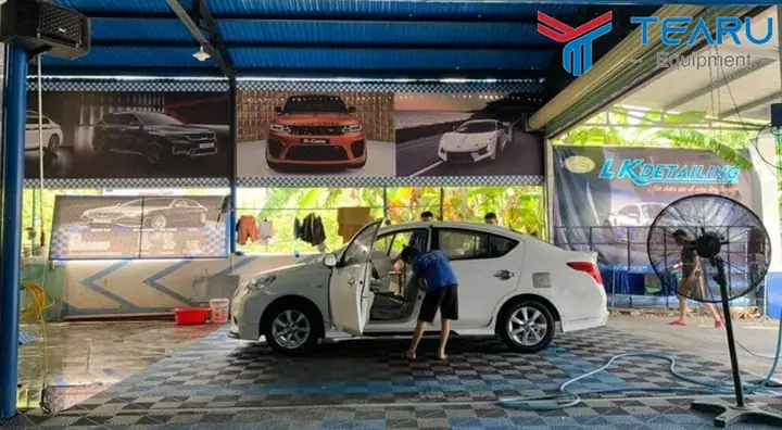 Các Hạng Mục Thiết Kế Tiệm Rửa Xe Ô Tô Chuyên Nghiệp