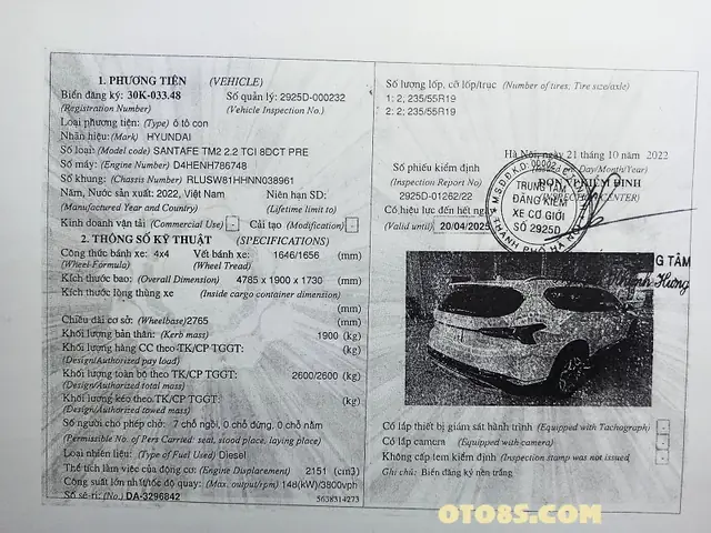 Thủ Tục Đổi Sổ Đăng Kiểm Xe Ô Tô Chi Tiết