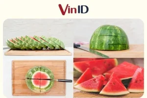 Cắt Dưa Hấu Thành Miếng Tam Giác