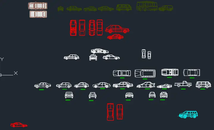 Tầm Quan Trọng Của Các Mẫu Xe Ô Tô Con Trong Thiết Kế Cad