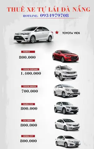 Xe Ô Tô Có Người Lái Sẵn Sàng Phục Vụ Du Khách Tại Đà Nẵng