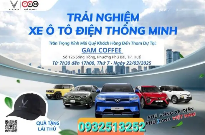 Thuê Xe Ô Tô Điện Tự Lái Tại Huế