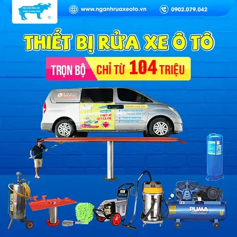 Trọn Bộ Thiết Bị Rửa Xe 104 - Web