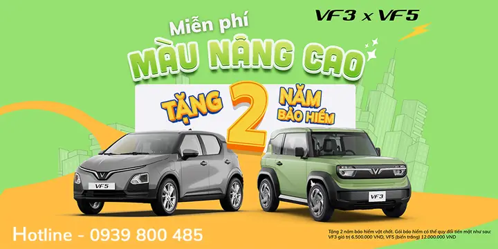 Giá Xe Vinfast Vf5 Mới Nhất Tháng 10, Miễn Phí Màu Nâng Cao