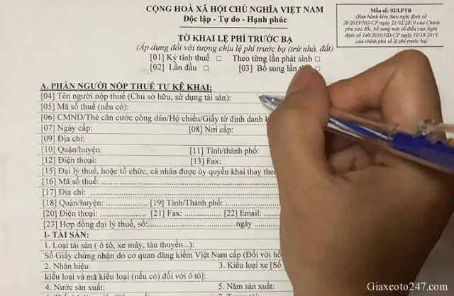 Mẫu Tờ Khai Lệ Phí Trước Bạ Xe Ô Tô: Hướng Dẫn Chi Tiết & Cập Nhật Mới Nhất