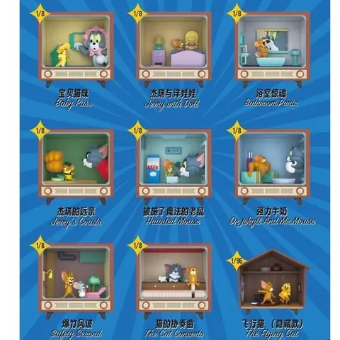 Mô Hình Đồ Chơi Blind Box Tom And Jerry Classic Moments Series ( Khoảnh Khắc Cổ Điển ) 52toys