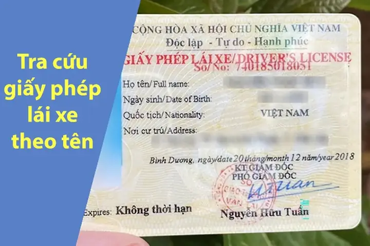 Giới Hạn Của Việc Tra Cứu Bằng Lái Xe Ô Tô Theo Tên