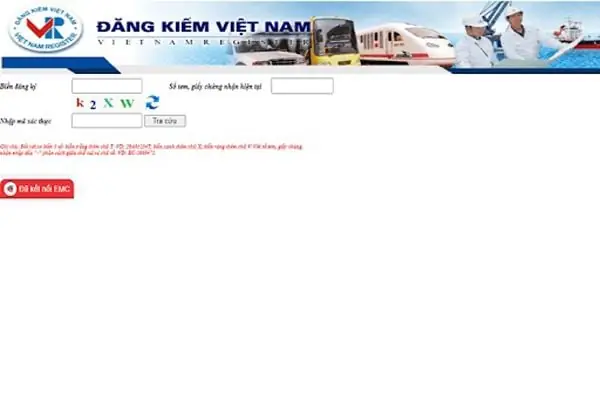 Tra Cứu Qua Website Của Cục Đăng Kiểm Việt Nam