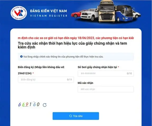 Hướng Dẫn Tra Cứu Hạn Đăng Kiểm Của Xe Ô Tô