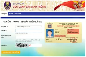 Tra Cứu Gplx Trên Website Cục Cảnh Sát Giao Thông