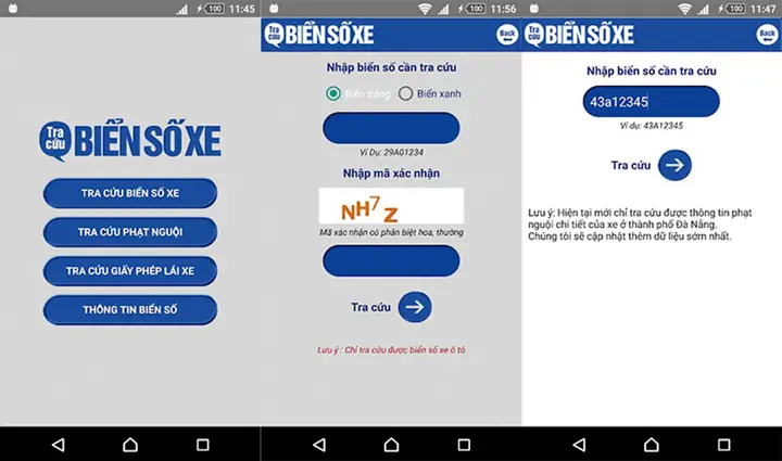 Tra Cứu Biển Số Xe Ô Tô Thông Qua App Nhanh Chóng