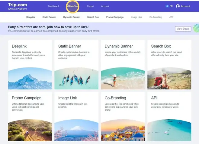 Các Công Cụ Tạo Link Chương Trình Affiliate Trip.com