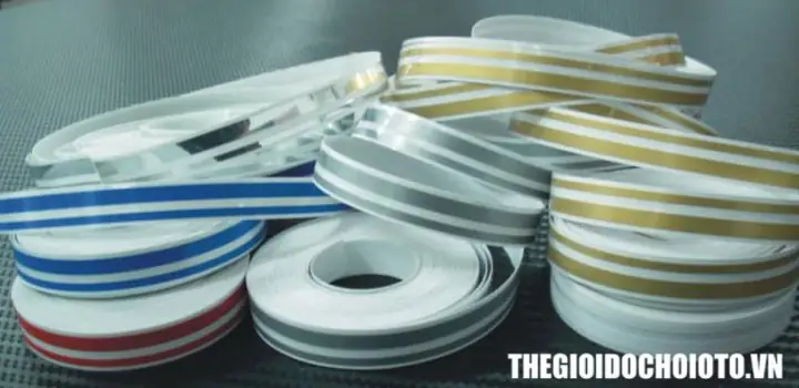 Tem Decal Chỉ Viền Ngoại Thất Dán Trang Trí Xe Ô Tô