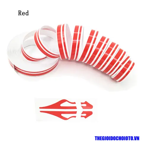 Tem Decal Chỉ Viền Ngoại Thất Dán Trang Trí Xe Ô Tô