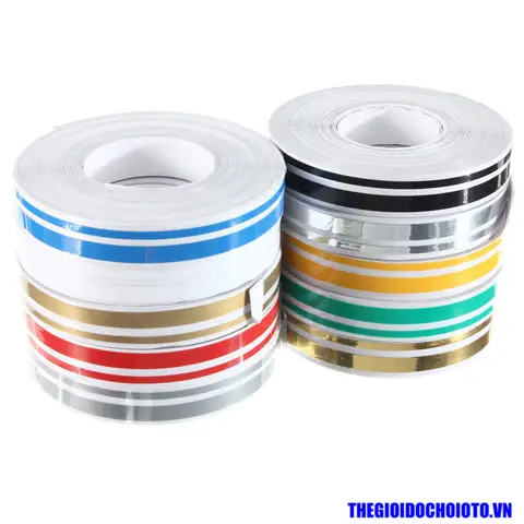 Tem Decal Chỉ Viền Ngoại Thất Dán Trang Trí Xe Ô Tô