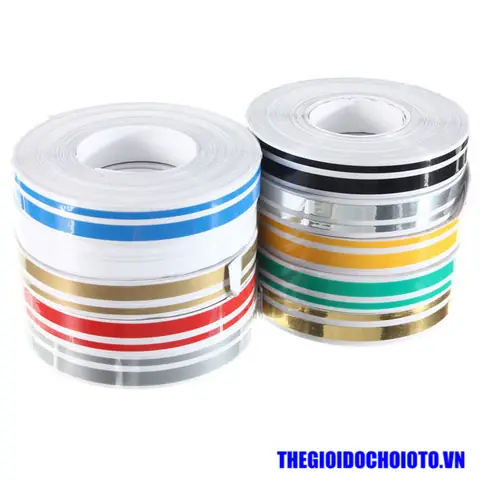 Tem Decal Chỉ Viền Ngoại Thất Dán Trang Trí Xe Ô Tô