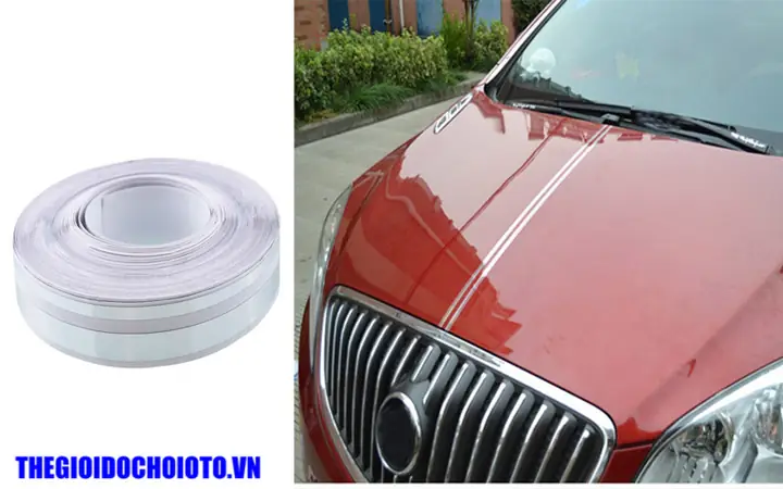 Tem Decal Chỉ Viền Ngoại Thất Dán Trang Trí Xe Ô Tô