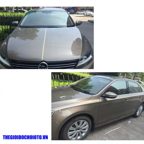 Tem Decal Chỉ Viền Ngoại Thất Dán Trang Trí Xe Ô Tô