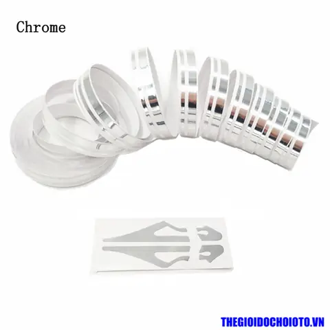 Tem Decal Chỉ Viền Ngoại Thất Dán Trang Trí Xe Ô Tô