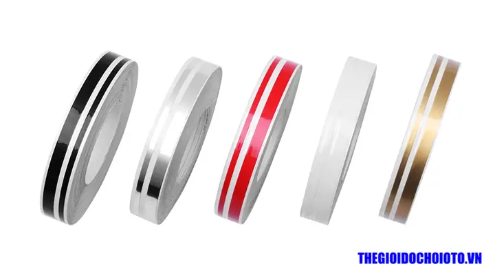 Tem Decal Chỉ Viền Ngoại Thất Dán Trang Trí Xe Ô Tô