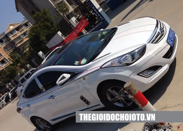 Tem Decal Chỉ Viền Ngoại Thất Dán Trang Trí Xe Ô Tô