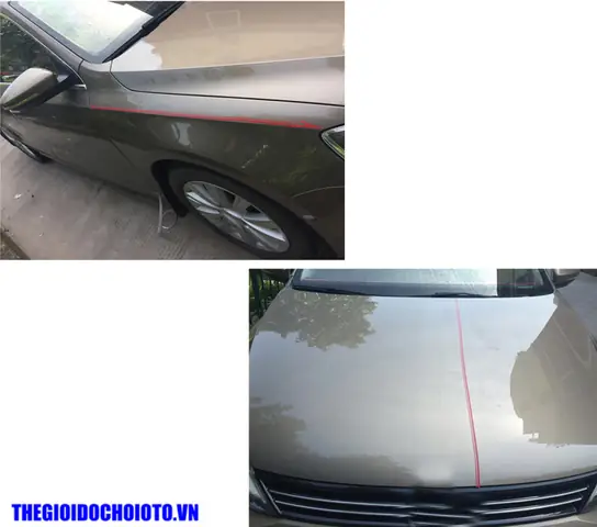 Tem Decal Chỉ Viền Ngoại Thất Dán Trang Trí Xe Ô Tô