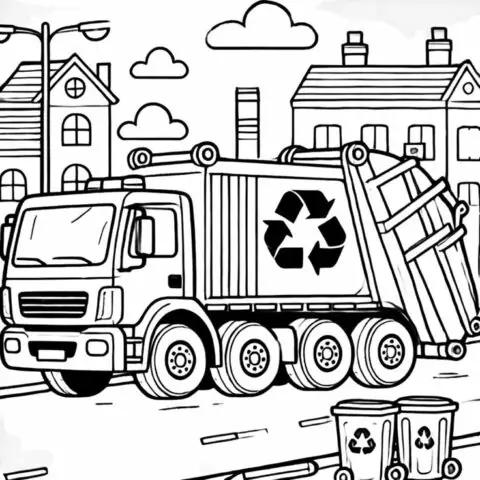 Đa Dạng Các Nguồn Tranh Tô Màu Xe Ô Tô Tải Tiện Lợi Và Phổ Biến