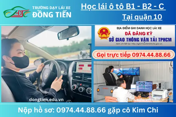 Đăng Ký Học Lái Xe Ô Tô Quận 10tại Trường Dạy Lái Xe Đồng Tiến