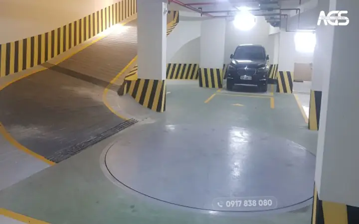 Công Trình Mâm Quay Xe Ô Tô Tự Động Ags-ctt Do Ags Lắp Đặt