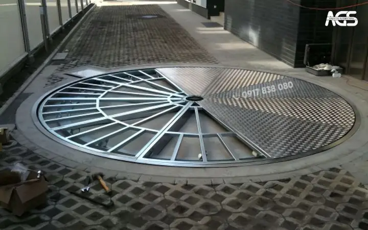Công Trình Mâm Quay Xe Ô Tô Tự Động Ags-ctt Do Ags Lắp Đặt
