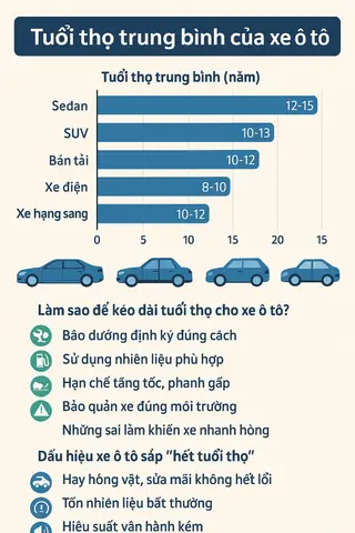 Tuổi Thọ Trung Bình Của Xe Ô Tô Là Bao Lâu?