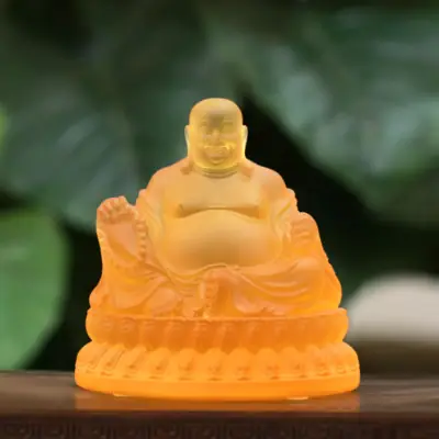 Tượng Để Xe Hình Đức Phật Di Lặc, Cao 10.5cm