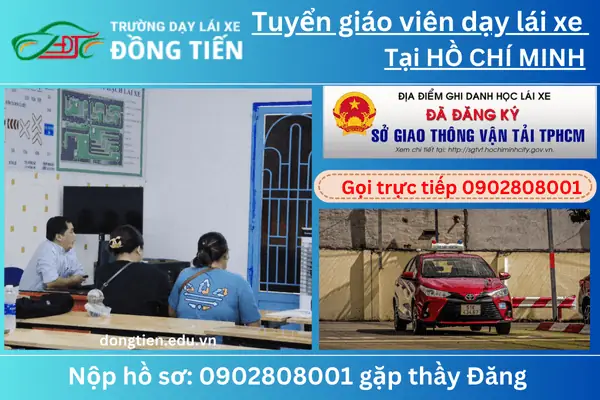 Thông Báo Tuyển Giáo Viên Dạy Lái Xe Tphcm