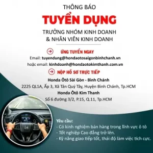 Tuyển Nhân Viên Kinh Doanh Xe Ô Tô: Cẩm Nang Cơ Hội Nghề Nghiệp Và Yêu Cầu Chi Tiết