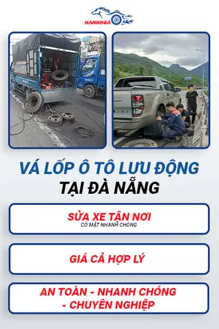 Dịch Vụ Vá Xe Ô Tô Di Động Đà Nẵng Uy Tín, Giá Tốt Nhất