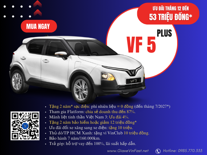 VF5 Plus: Đánh Giá Chi Tiết Sức Mạnh Động Cơ và Mã Lực Thực Tế