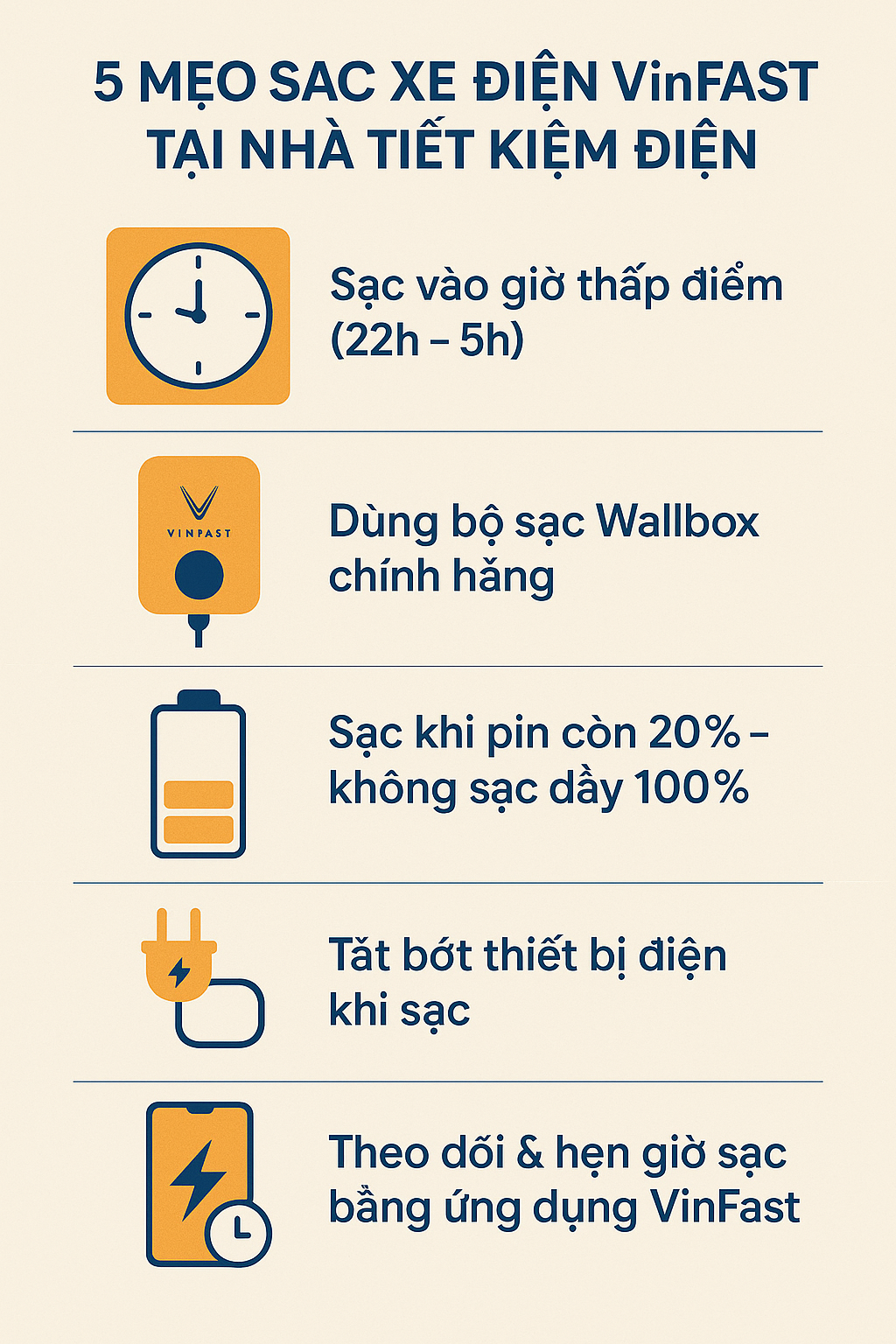 Các Phương Pháp Sạc VF5 Tại Nhà: Đánh Giá Chi Tiết