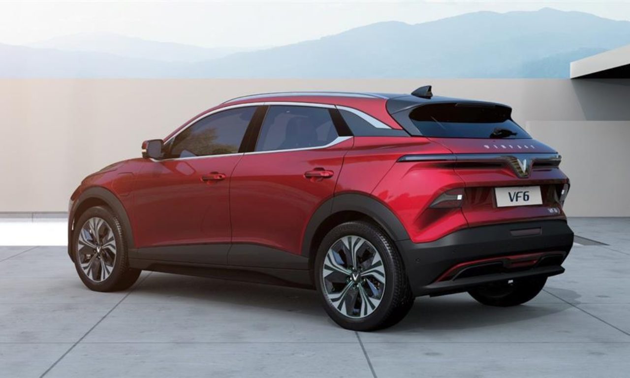 Thiết Kế Ngoại Thất VF 6 Plus Đỏ: Nét Đẹp Quyến Rũ Đến Từ Màu Sắc