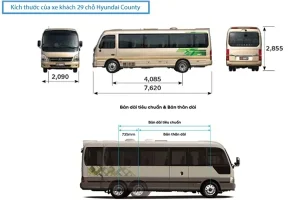 Xe Ô Tô 29 Chỗ Dài: Tổng Quan Về Các Dòng Xe Khách Cỡ Lớn