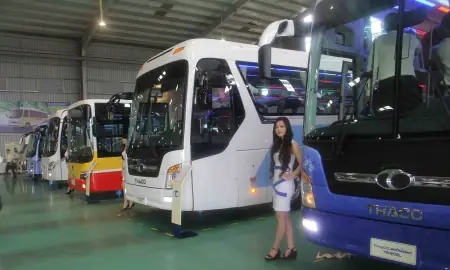 Xe Ô Tô 29 Chỗ Thaco Tb82s 2014