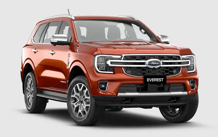 Ford Everest 2023 Màu Cam Showroomxe Com Vn