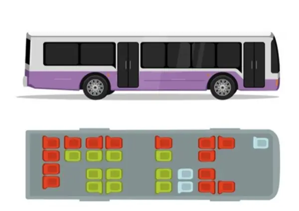 Vị Trí Ngồi An Toàn Trên Xe Khách, Xe Buýt