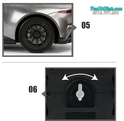 Hình Ảnh Chi Tiết Về Mô Hình Xe Aston Martin Điều Khiển Từ Xa: