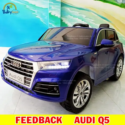 Xe Ô Tô Điện Trẻ Em Bản Quyền Audi Q5 Với 2 Chỗ Ngồi Rộng Rãi