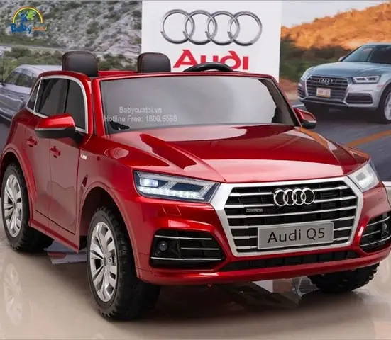 Xe Ô Tô Điện Trẻ Em Bản Quyền Audi Q5 Với 2 Chỗ Ngồi Rộng Rãi